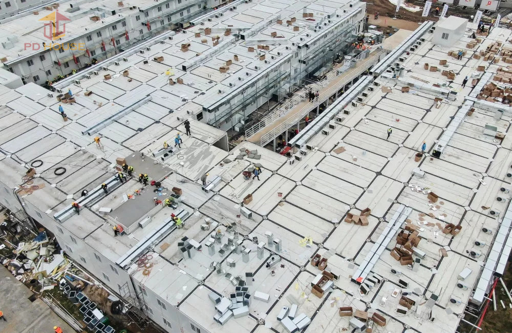 Prefabricated Container Disease Portable Ready Made Hospital Clinic Lab Isolation Room