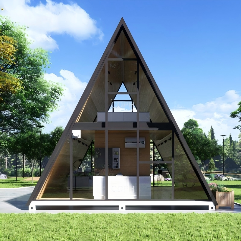 Private Luxury Light Gauge Steel Structure Prefabricated Villas in Indonesia