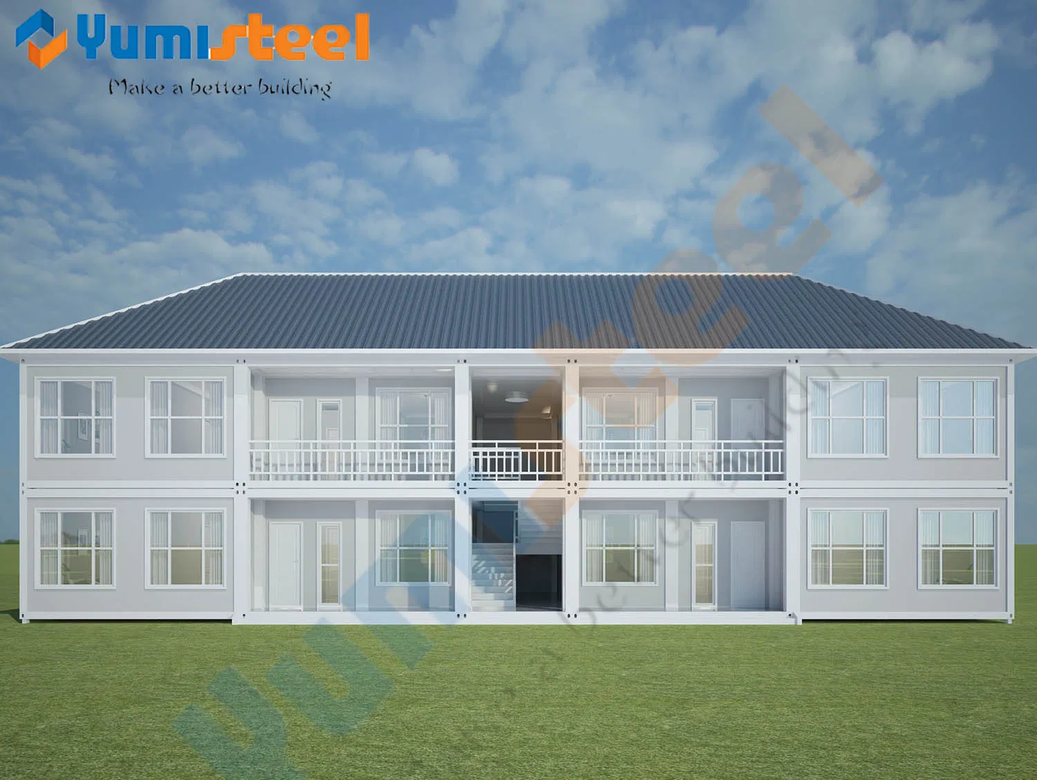 Designed Modular Prefab Container Building for Living