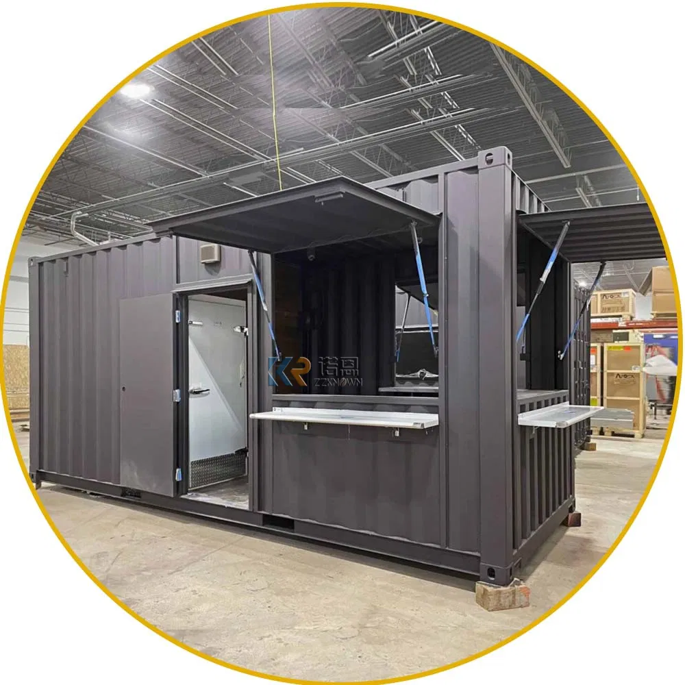 2023 Pop up Foldable Shops Extended Container Bar Mobile Coffee Cafe Shop Custom Design