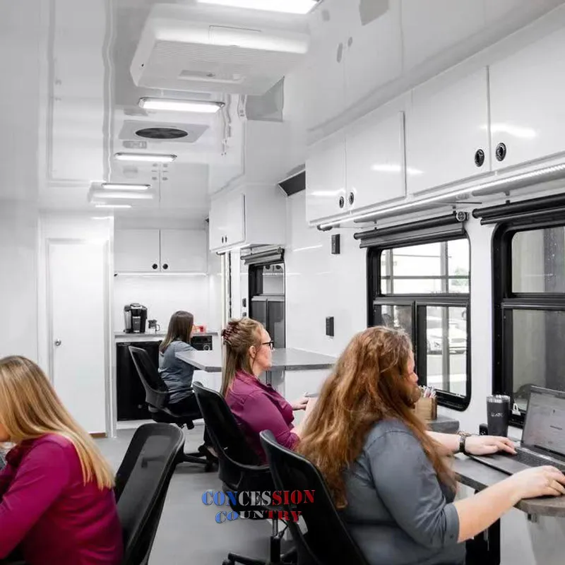 Bathroom in Mobile Trailer