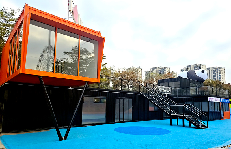 Customized Food Beautiful Coffee Mobile Portable Prefabricated Prefab Tiny Modular Creative Container Shop