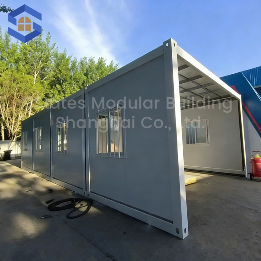Relocatable Standardized Dimensions Welded Frame Modular-Sized Prefabricated Building for Garages in Small Office Buildings/Startup Parks