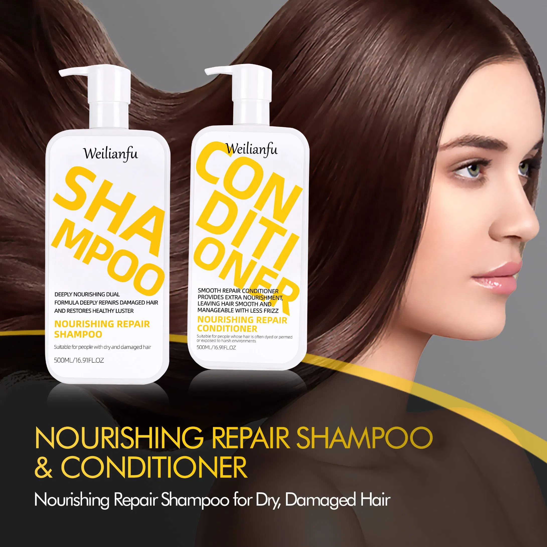 High Quality Nourishing Repair Shampoo and Conditioner Set Professional Hair Care for Healthy Revitalized Hair