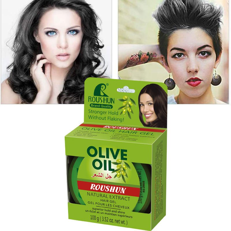 Olive Hair Food Natural Extract Hair Gel Superior Hold and Shine