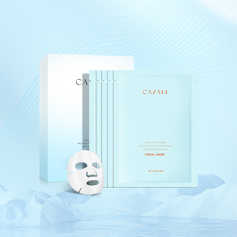 OEM/ODM Deep Hydrating Facial Mask for Dry Skin Brightening &amp; Skin Tone Evenness Moisturizing Masks for Soft Smooth Skin Care