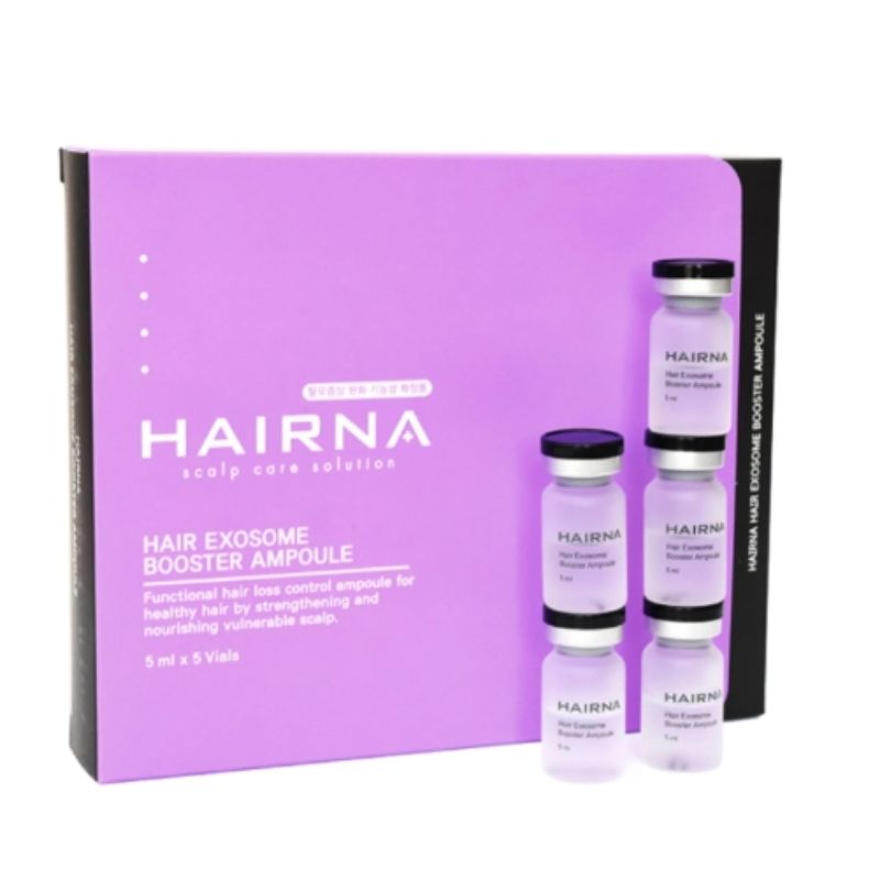 Korean Hot-Selling Hairna Hair Exosome (5ml*5) Anti-Hair Loss Product Exosome Hair Strengthening Hair Care Hair Enhancer Maintains Thick Hair with Good Effect