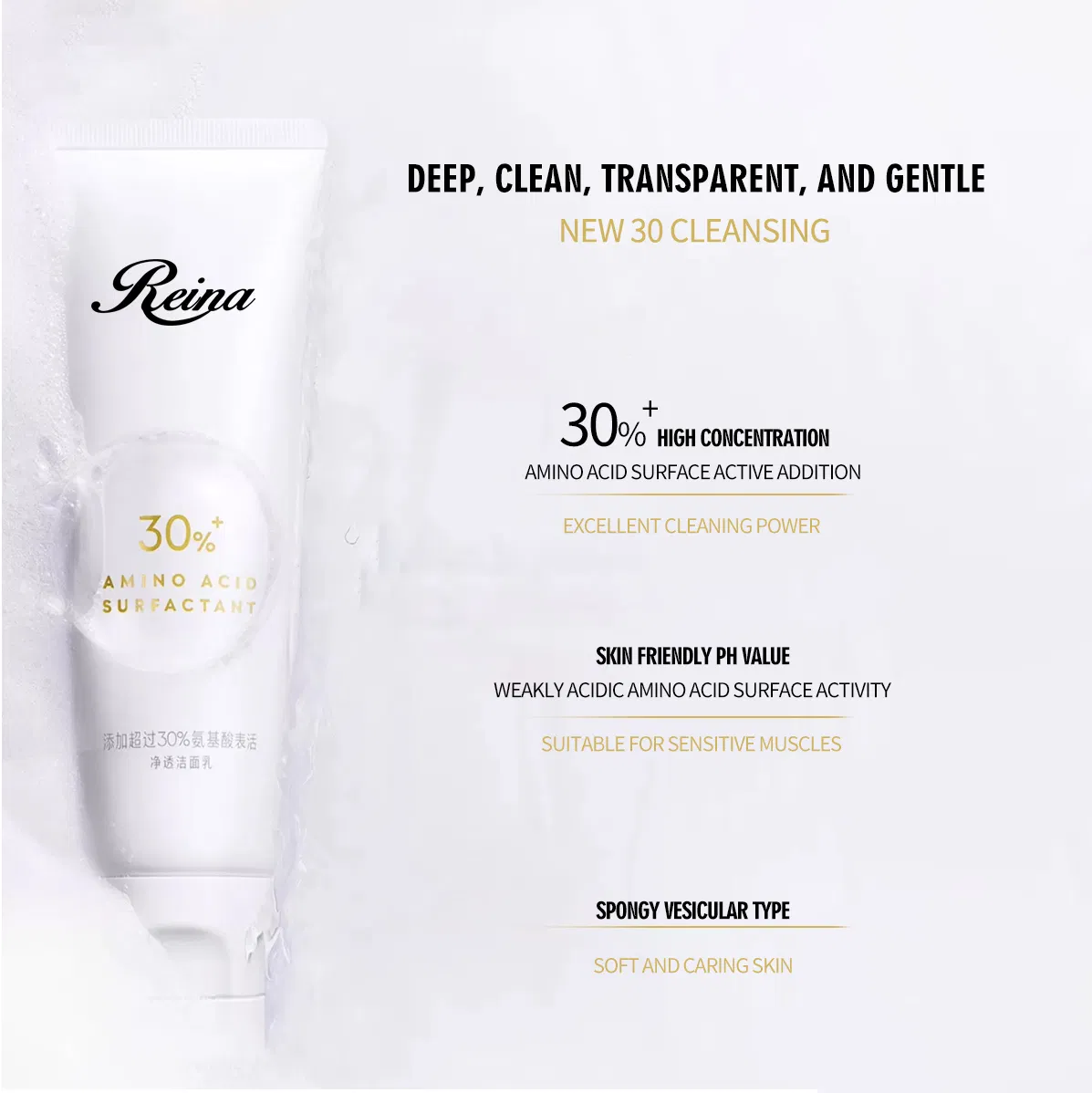 Face Wash Deep Cleansing Whitening Facial Cleanser