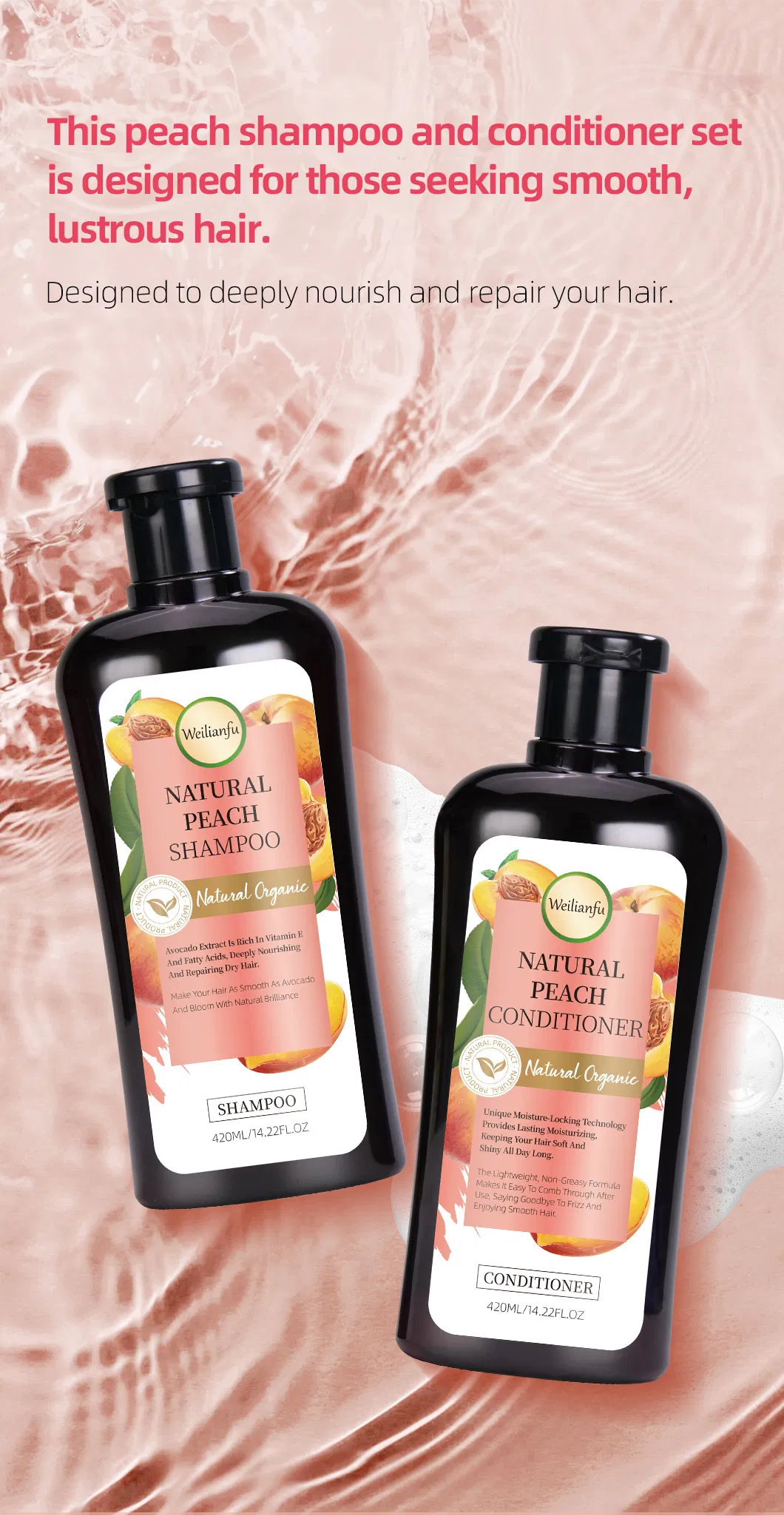 Peach Shampoo Detail 1