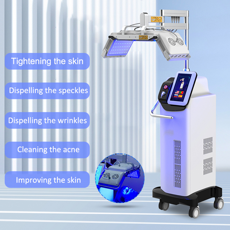7 Colors PDT LED Photon Light Therapy Machine Unique Light Energy Mode Improve Skin Scalp Problems PDT LED Skin Care Equipment