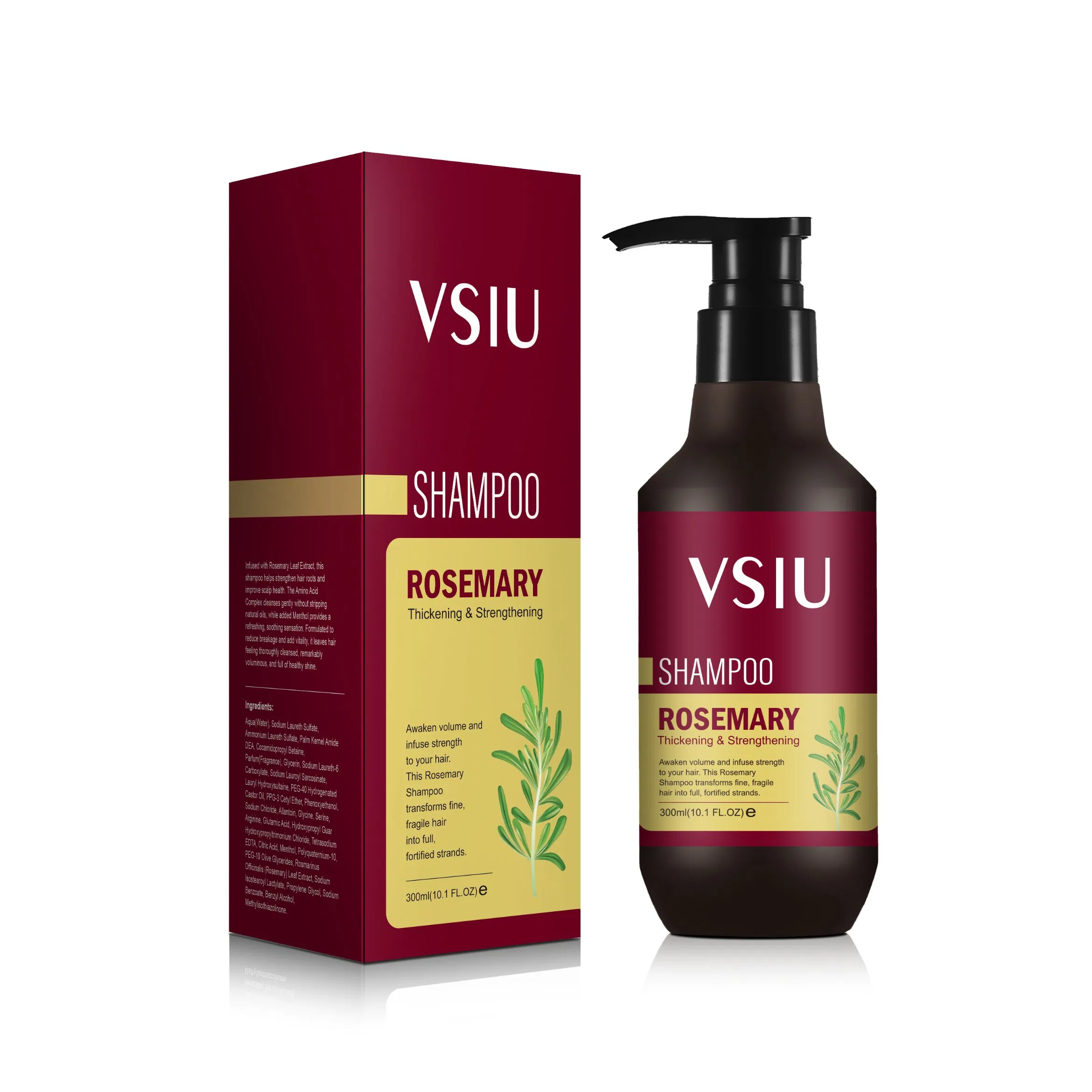 Vsiu Strengthening Anti-Hair Loss Shampoo with Rosemary and Mint