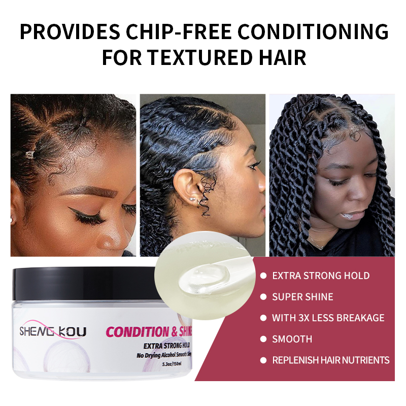 OEM/ODM Strong Hold Hair Styling Wax Smooth Shine N Jam Private Label Hair Gel