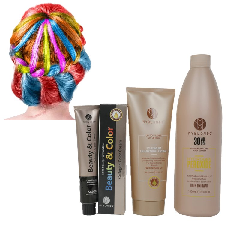 Creame of Nature Hair Dye Color Private Brand 100ml Natural Permanent Repair Hair Care 68 Color Factory Price