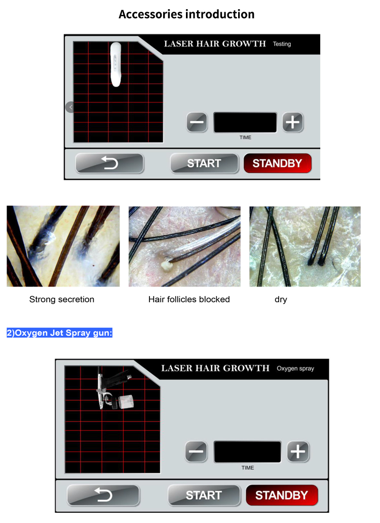 Scalp Care Anti-Hair Loss Scalp Treat Hair Growth Analysis for Therapy Machine
