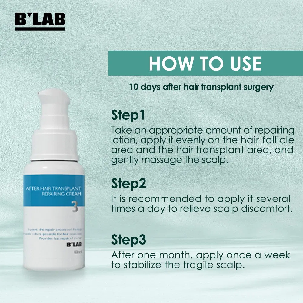 OEM Manufacturer Scalp Care Transplant After Care Series After Transplant Smoothing Cleanser