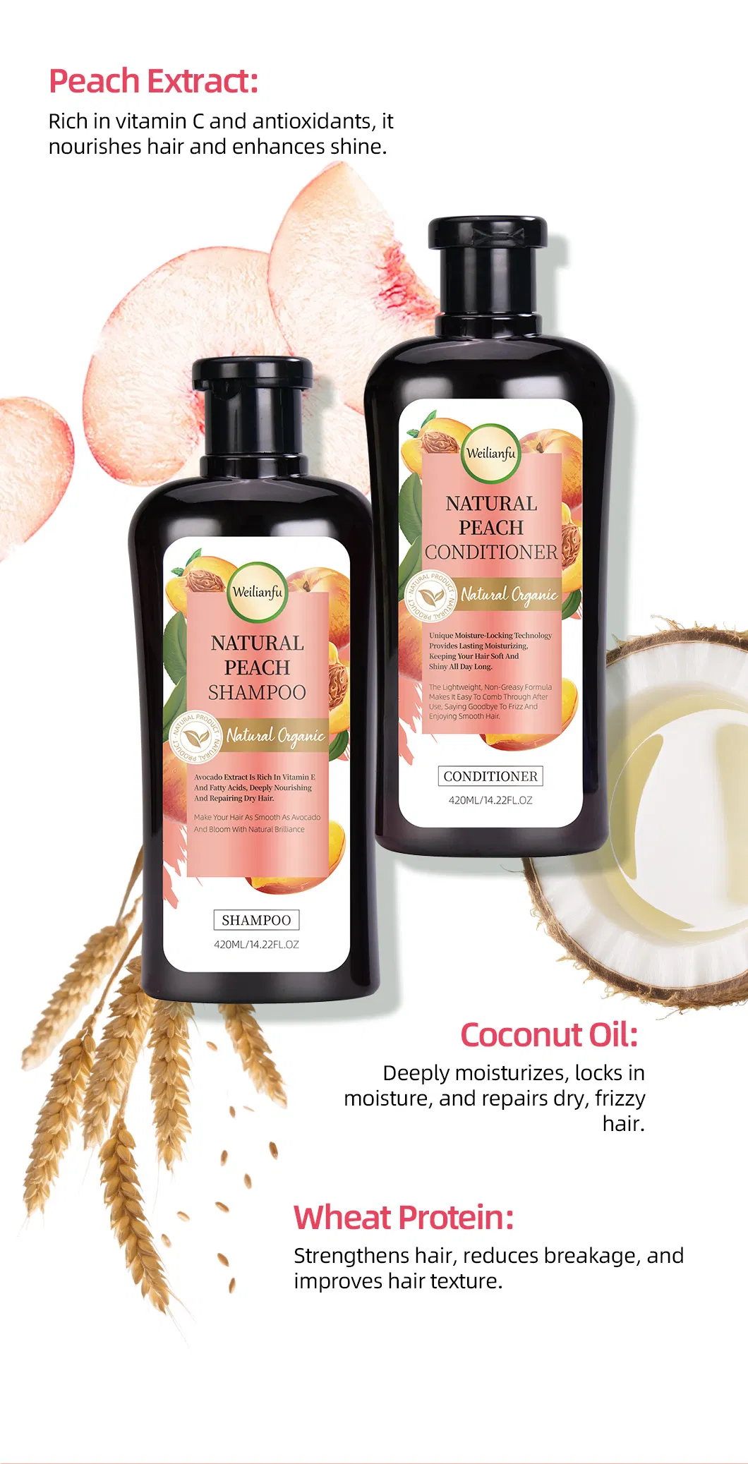 Peach Shampoo Detail 3