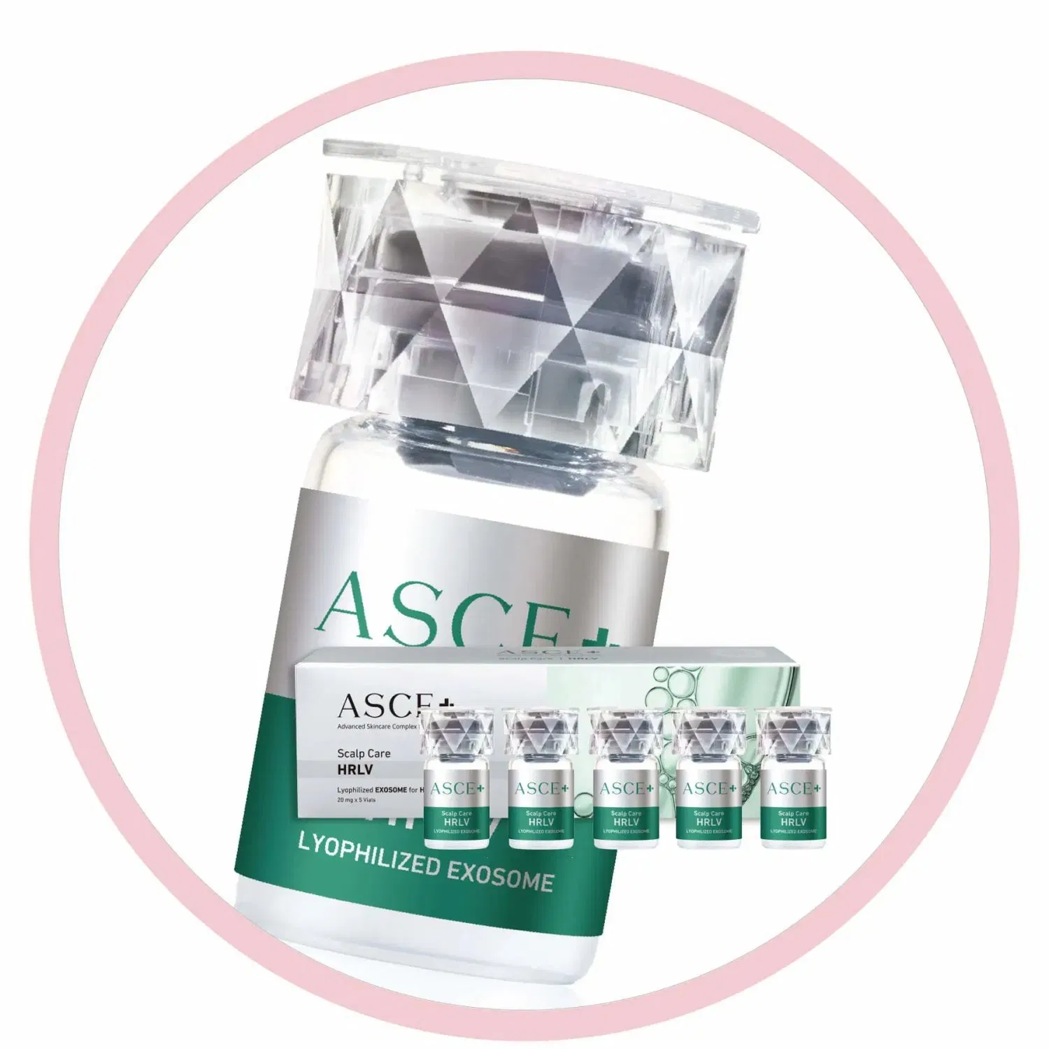 Asce+ Hrlv Srlv Lyophilized Exosomes Hair Restoration Scalp Care Anti Hair Loss Natural Way to Improve Your Hair Health
