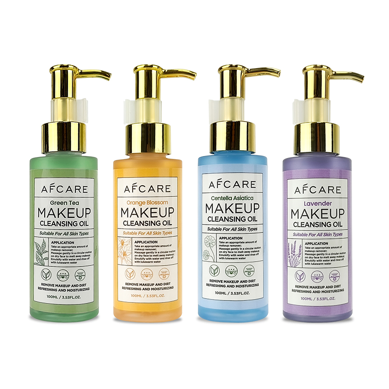 Facial Cleansing Oil Set Makeup Remover Oil - Refreshing Face &amp; Lip Cleanser