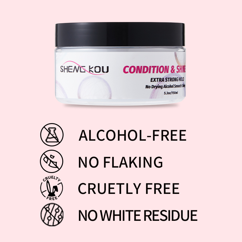 OEM/ODM Strong Hold Hair Styling Wax Smooth Shine N Jam Private Label Hair Gel