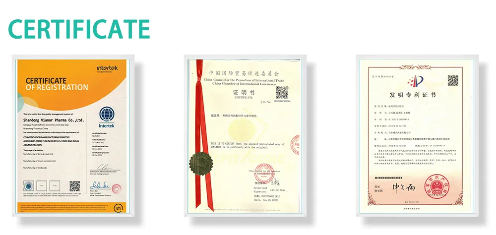 Certificates