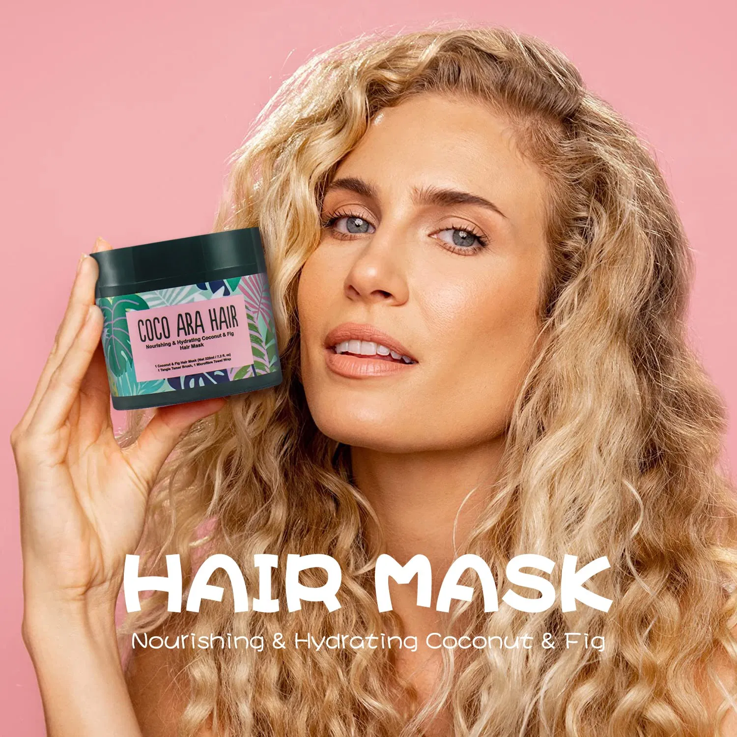 Nourishing Coconut &amp; Fig Hair Mask for Deep Hydration