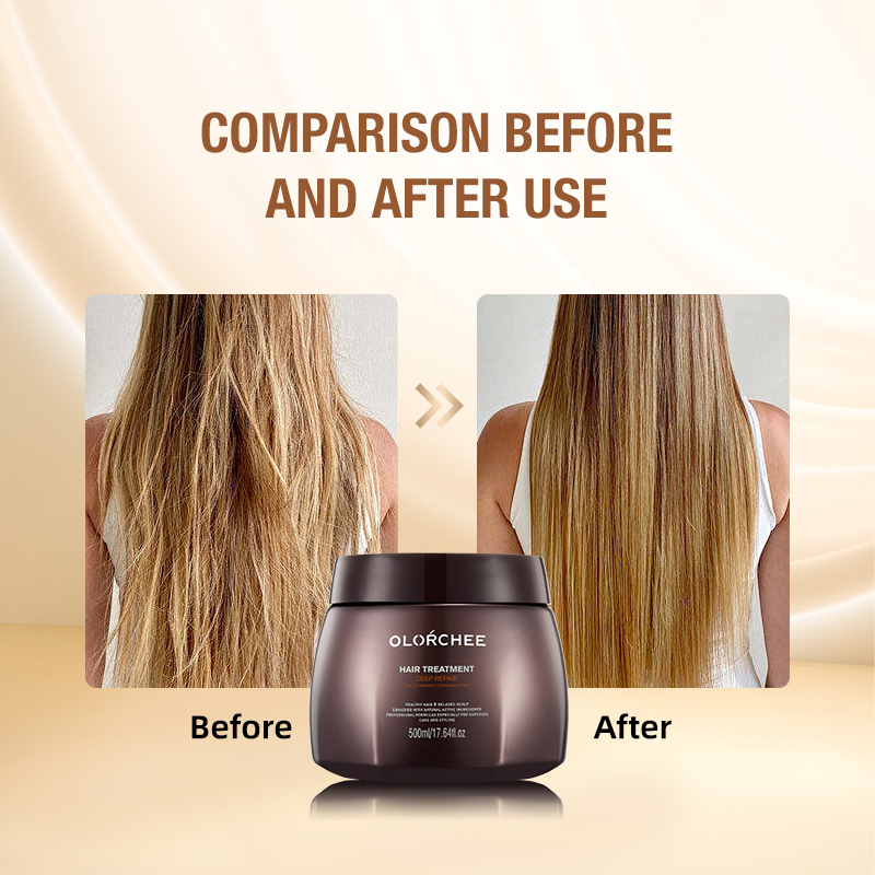 OLORCHEE Nourishing Repair Hair Mask Deep Conditioning Formula Smooth Revitalized Hair Salon Treatment