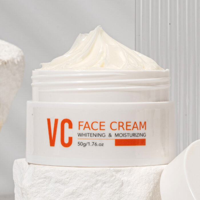 Organic Skincare Private Label Face Day and Night Vegan Vc Whitening Moisturizing Facial Cream for Sensitive Skin