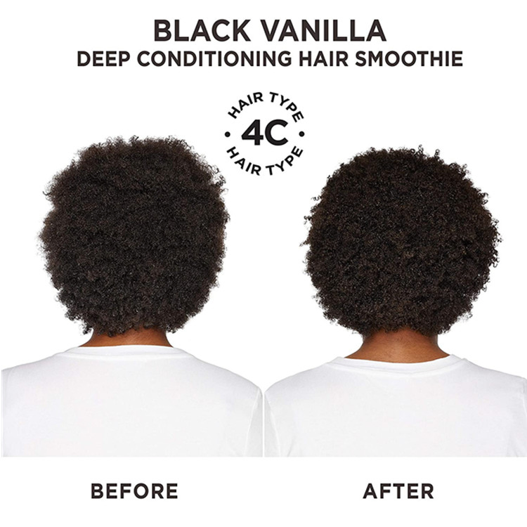 Vegan Natural Black Vanilla Moisture &amp; Shine Hair Smoothie Mask