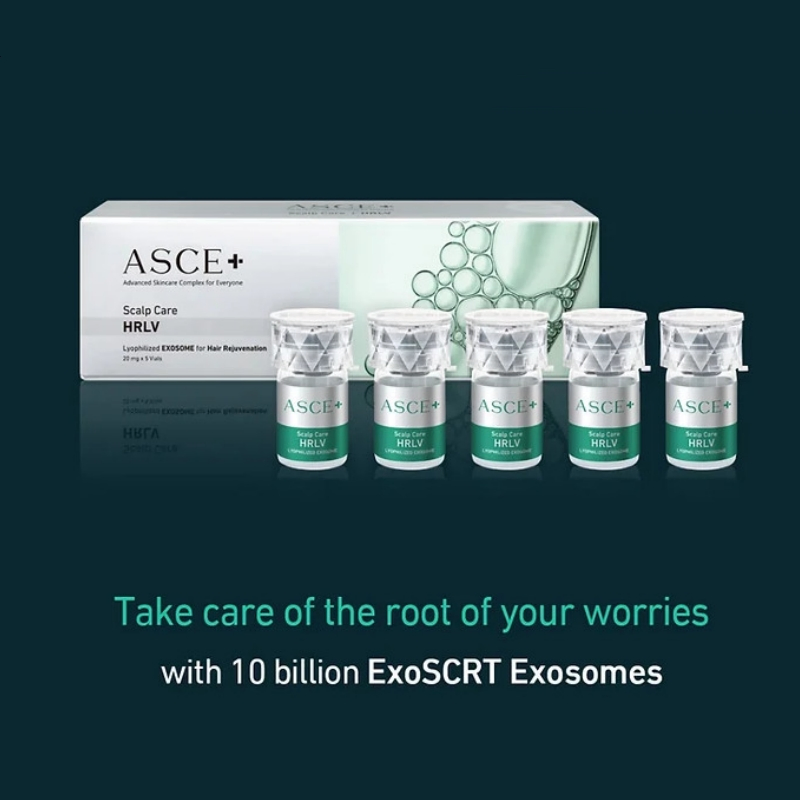 Asce+ Hrlv Srlv Lyophilized Exosomes Hair Restoration Scalp Care Anti Hair Loss Natural Way to Improve Your Hair Health