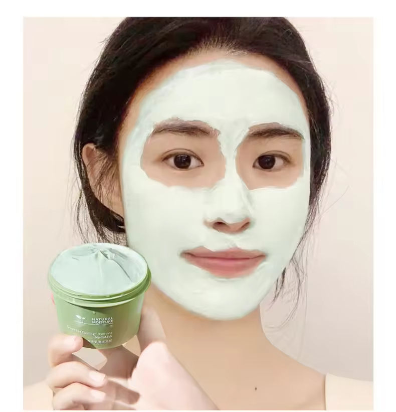Green Tea Clay Facial Care Deep Cleansing Face Mud