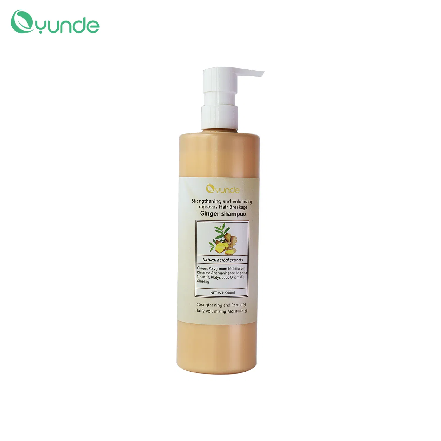 Ginger-Rich Hair Strengthening and Volumizinbg Breakage Defense Shampoo