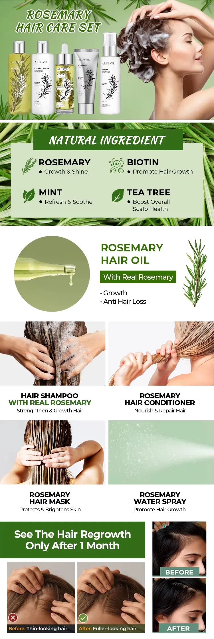 Rosemary Hair Care Products