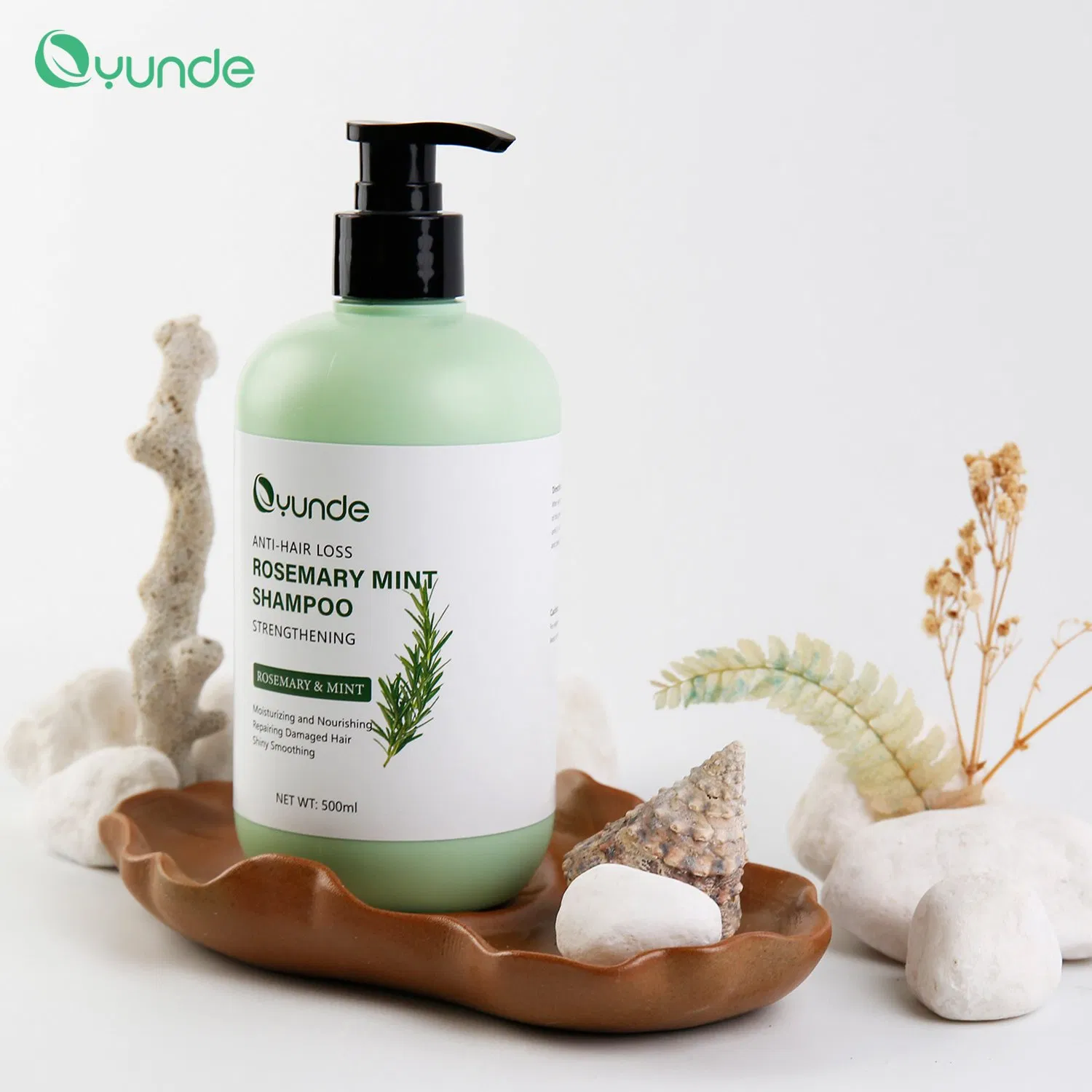 Natural Herbal Anti-Hair Loss Hair Treatment Rosemary Mint Strengthening Shampoo