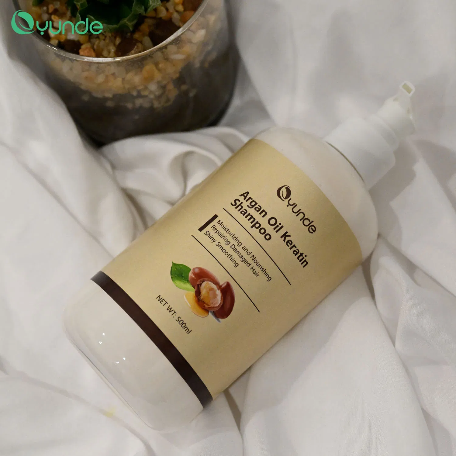 Argan Oil &amp; Keratin Infused Intensive Hair Strengthening and Volumizing Shampoo