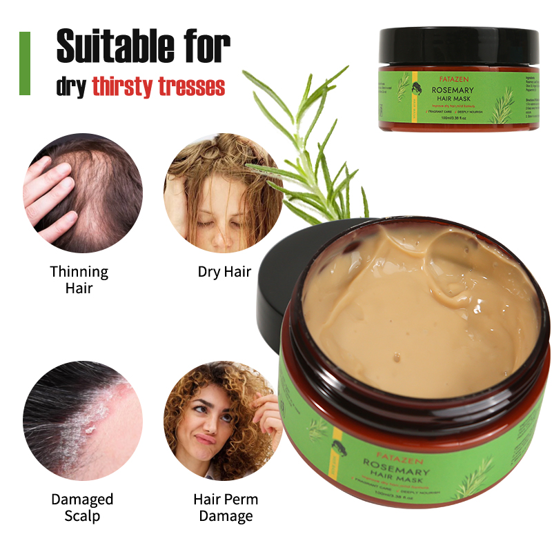 Rosemary Hair Mask Deep Moisturizing Hair Care Dry and Smooth