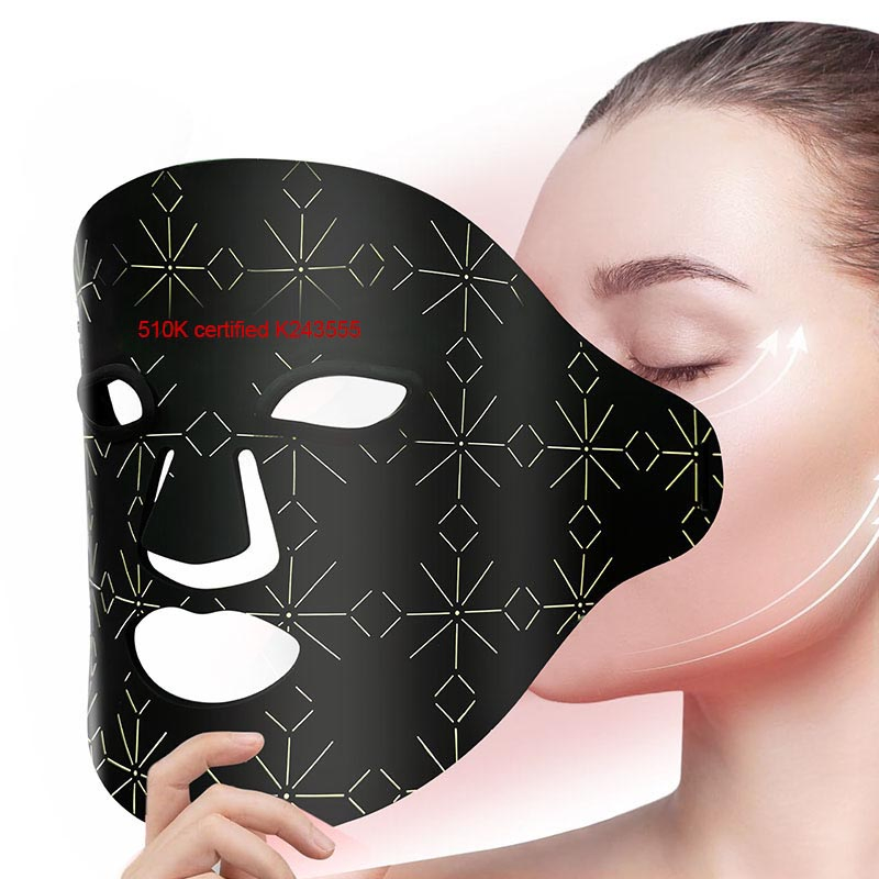 LED Red Light Therapy Facial Mask for Anti Wrinkle Firming and Skin Brightening