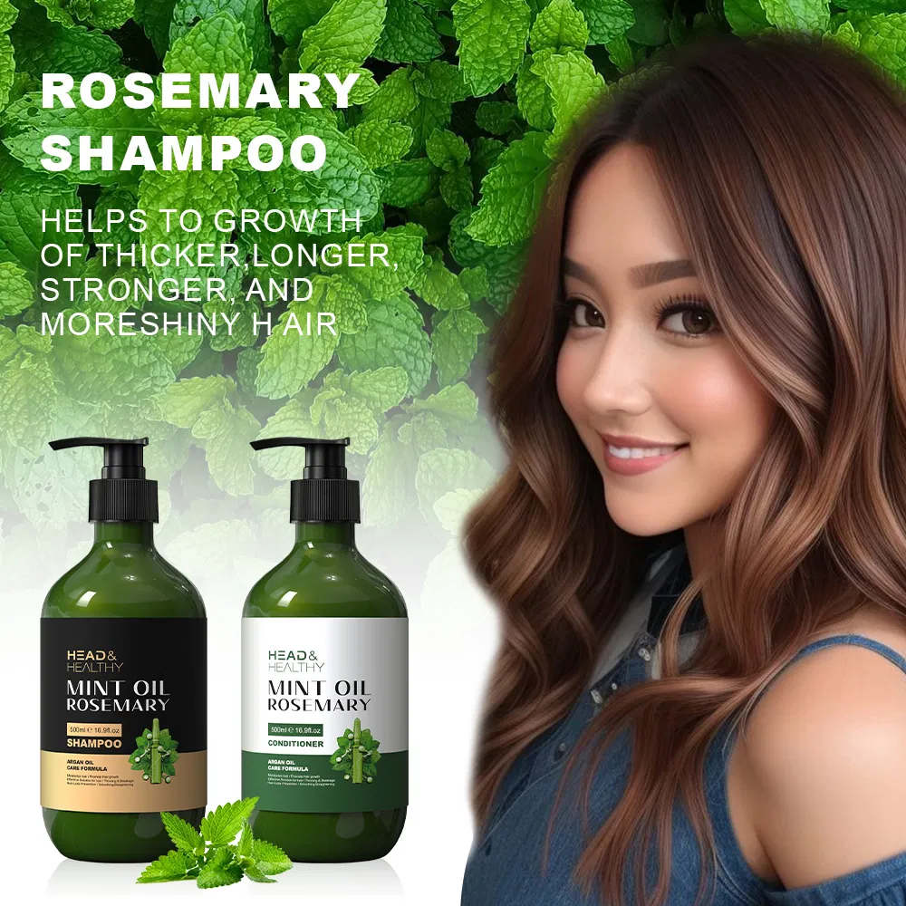 Rosemary Mint Shampoo, Conditioner, and Hair Oil for Ultimate Hydration