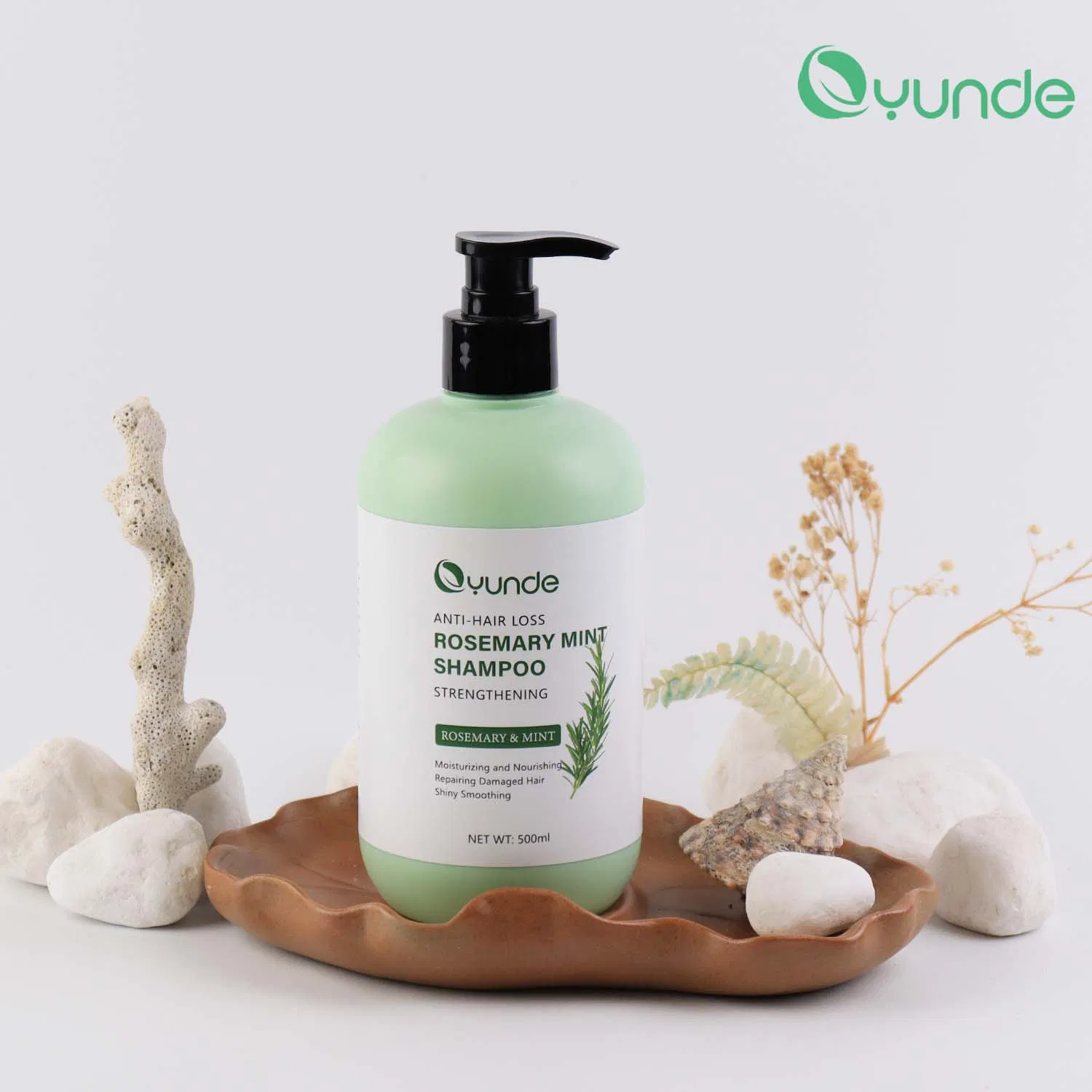 Natural Herbal Anti-Hair Loss Hair Treatment Rosemary Mint Strengthening Shampoo