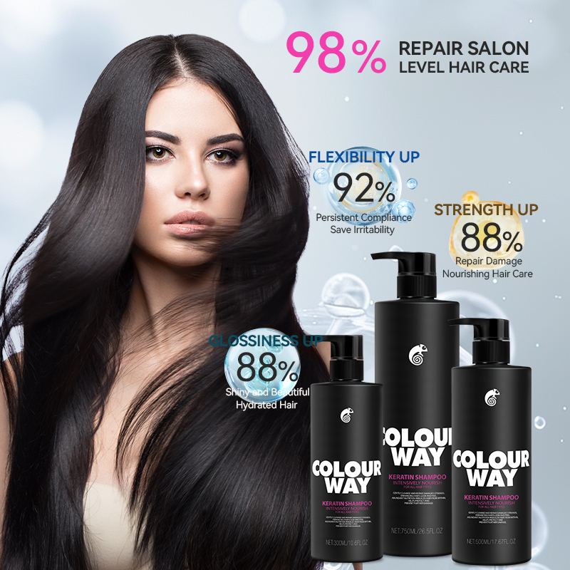 Colourway Professional Repair Shampoo for Intensive Hair Care Strengthens Hair and Enhances Natural Shine