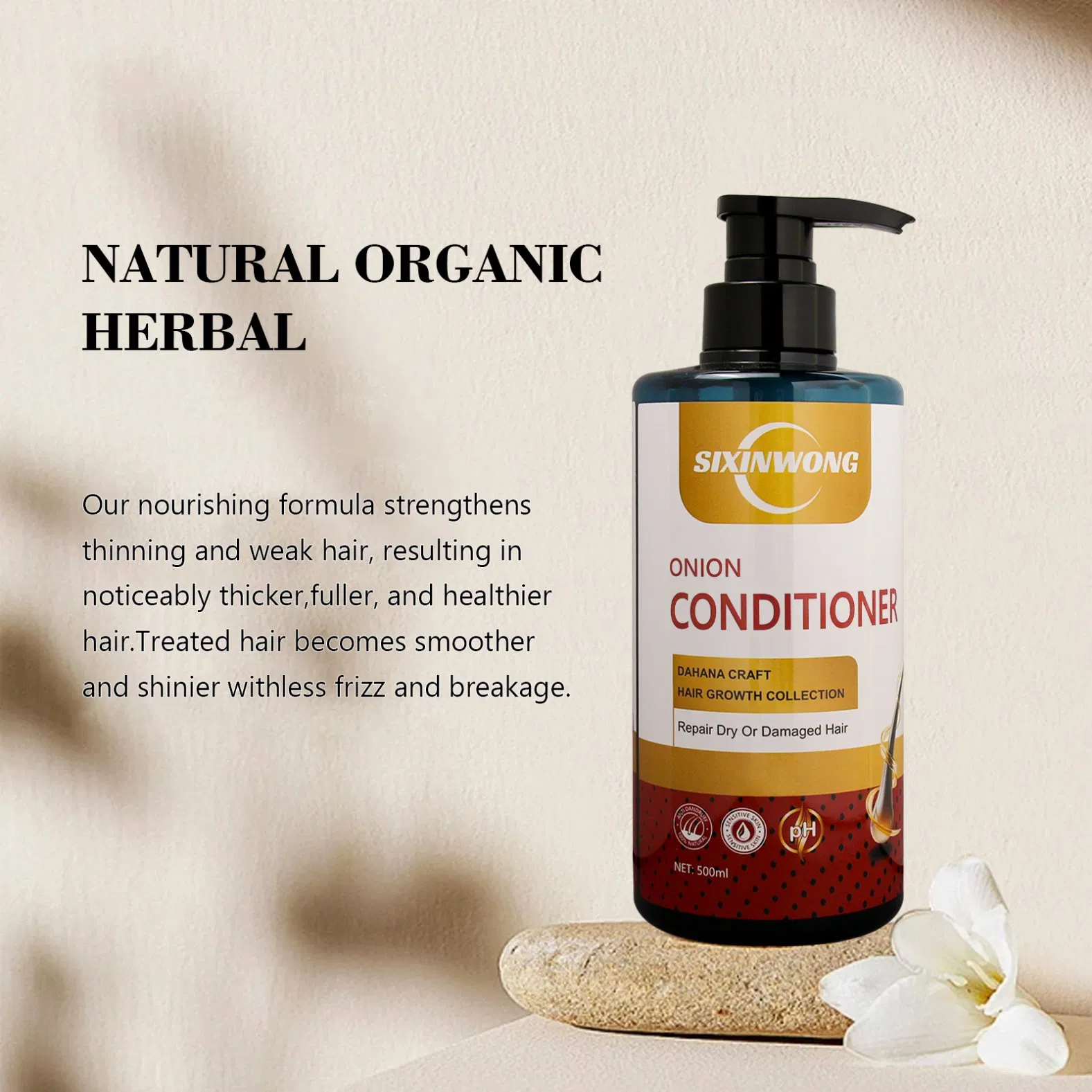 Beauty Cosmetics Onion Strengthen Repair Damage Nourishes All Hair Types Shampoo Conditioner