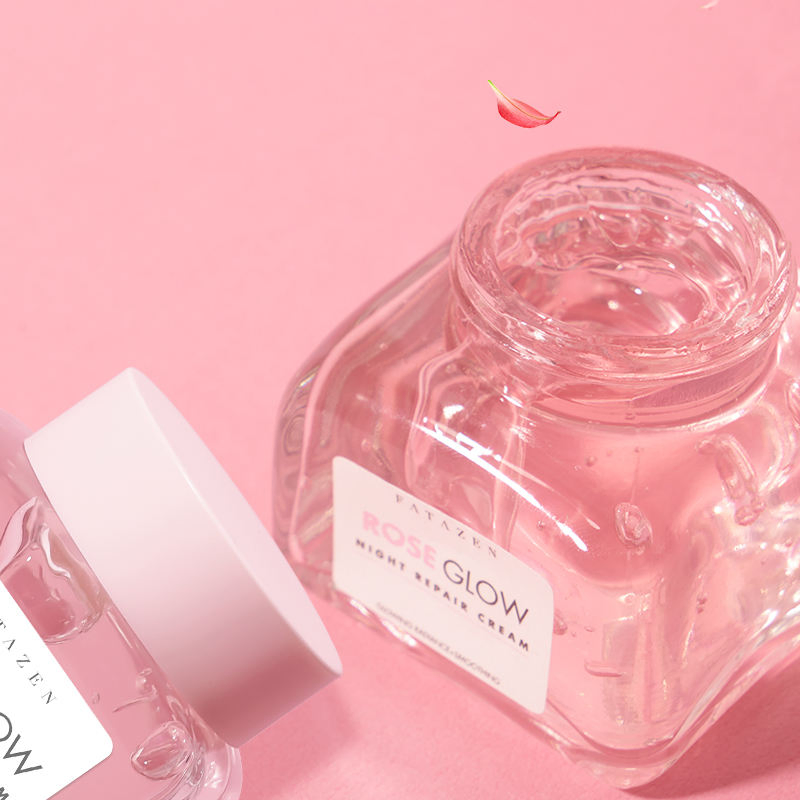 Wholesale Deep Hydration Damascus Rose Jelly Mask Face Gel Mask OEM Skin Care Whitening Smoothing Extract Facial Sleeping Mask