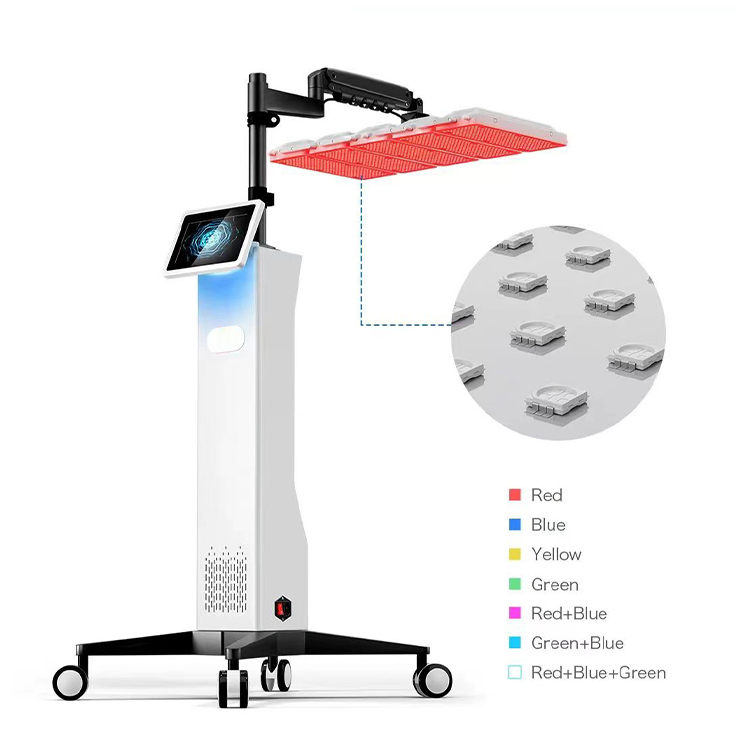 7 Color PDT LED Light Therapy Skin Rejuvenation Anti-Aging Facial Beauty Machine Glowing Skin Scalp Care Skin Rejuvenation