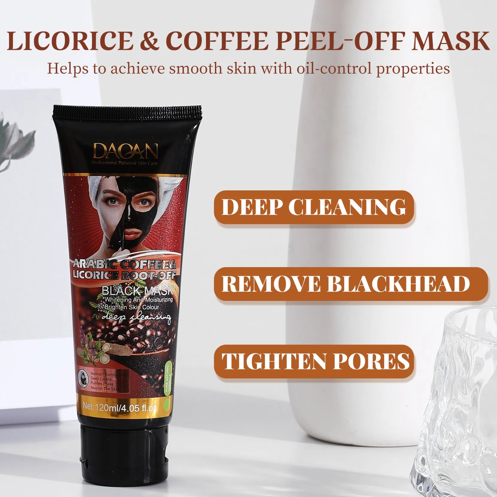 Wholesale Cosmetics Deep Cleansing Face Peel-off Mask Anti-Acne Skincare Exfoliating Facial Mask