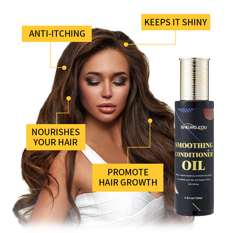 Factory Price Customized Organic Argan Oil Vitamin Essence Repair Damaged Hair Anti-Itching Smooth Hair Oil