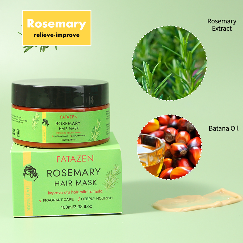 Rosemary Hair Mask Deep Moisturizing Hair Care Dry and Smooth