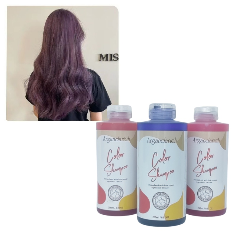 New Design Moisture Strengthening Protection Hair Color Shampoo