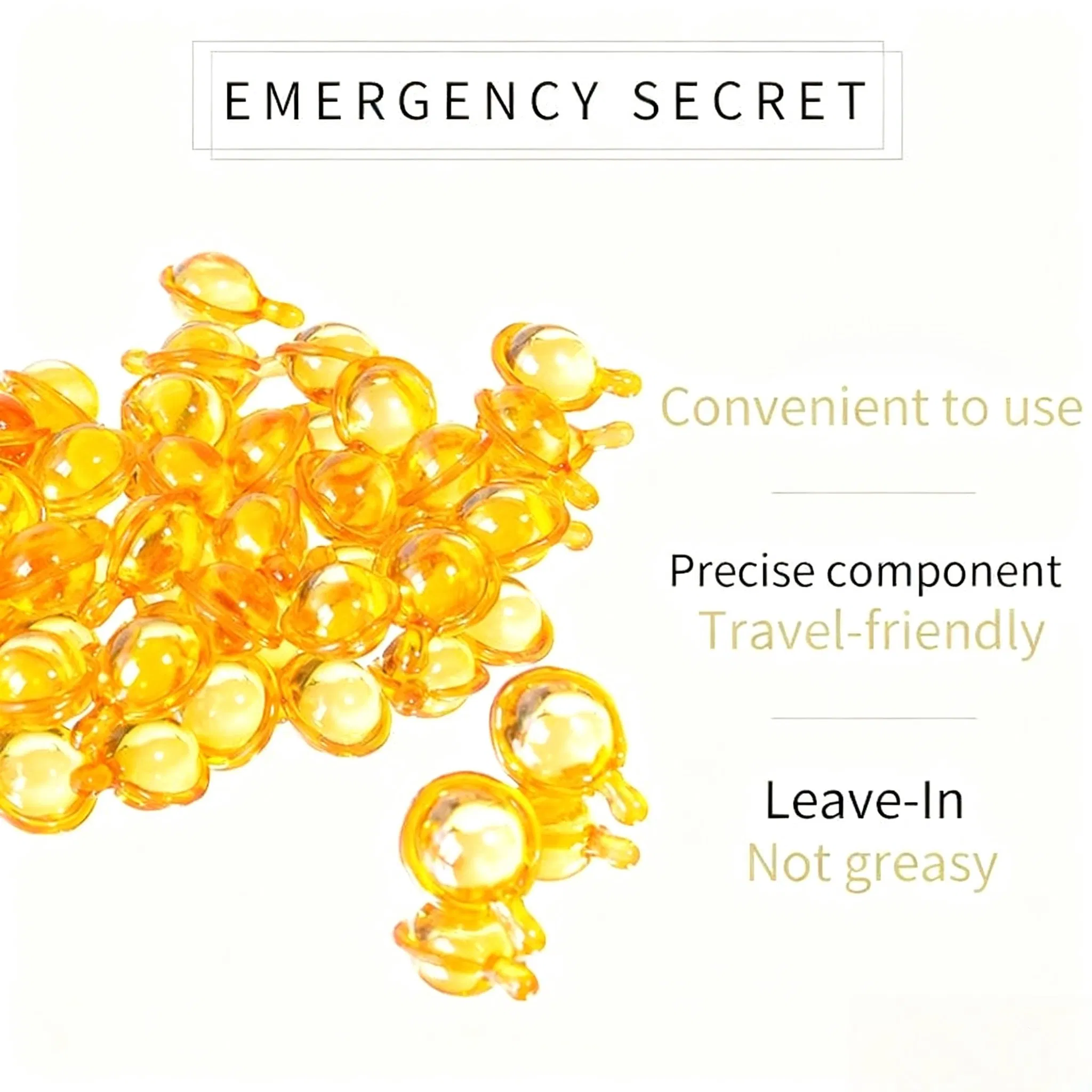 Hair Oil Capsules Hair Treatment for Split Ends Keratin Deep Conditioning Repair Hair Vitamin Serum -739219