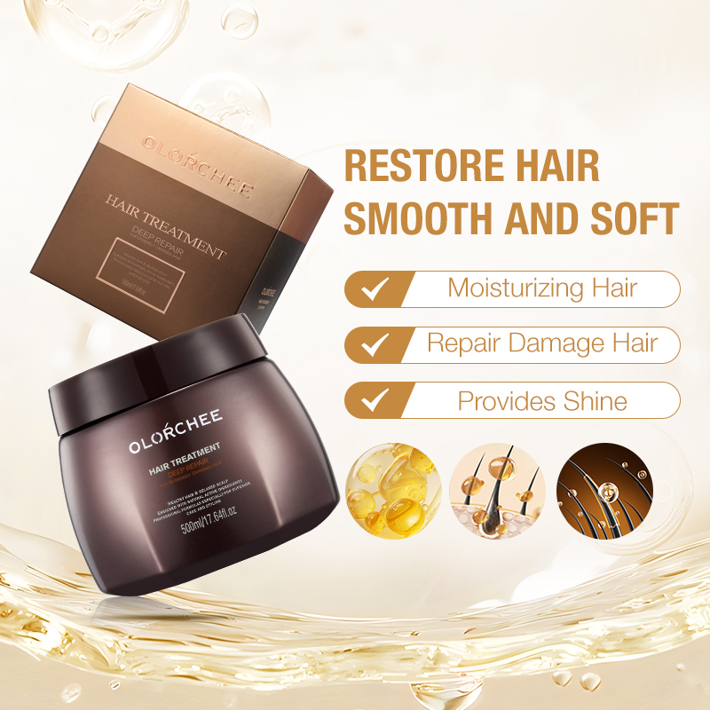 OLORCHEE Nourishing Repair Hair Mask Deep Conditioning Formula Smooth Revitalized Hair Salon Treatment