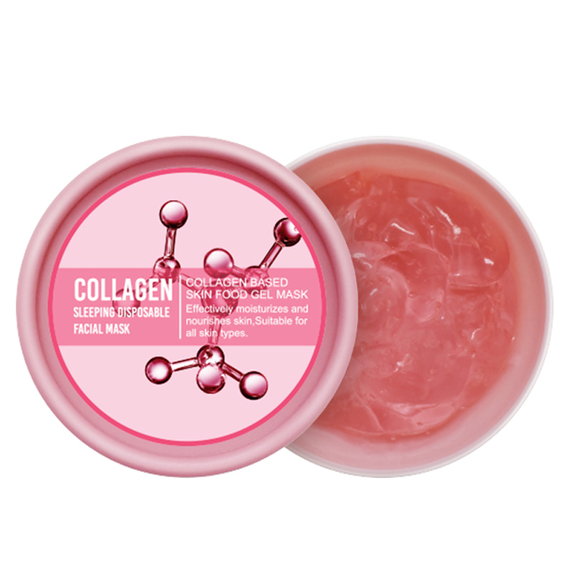 Custom Logo Factory Price Moisturizing Hydrating Repair Free Wash Sleeping Mask Collagen Sleeping Jelly Facial Mask for Face