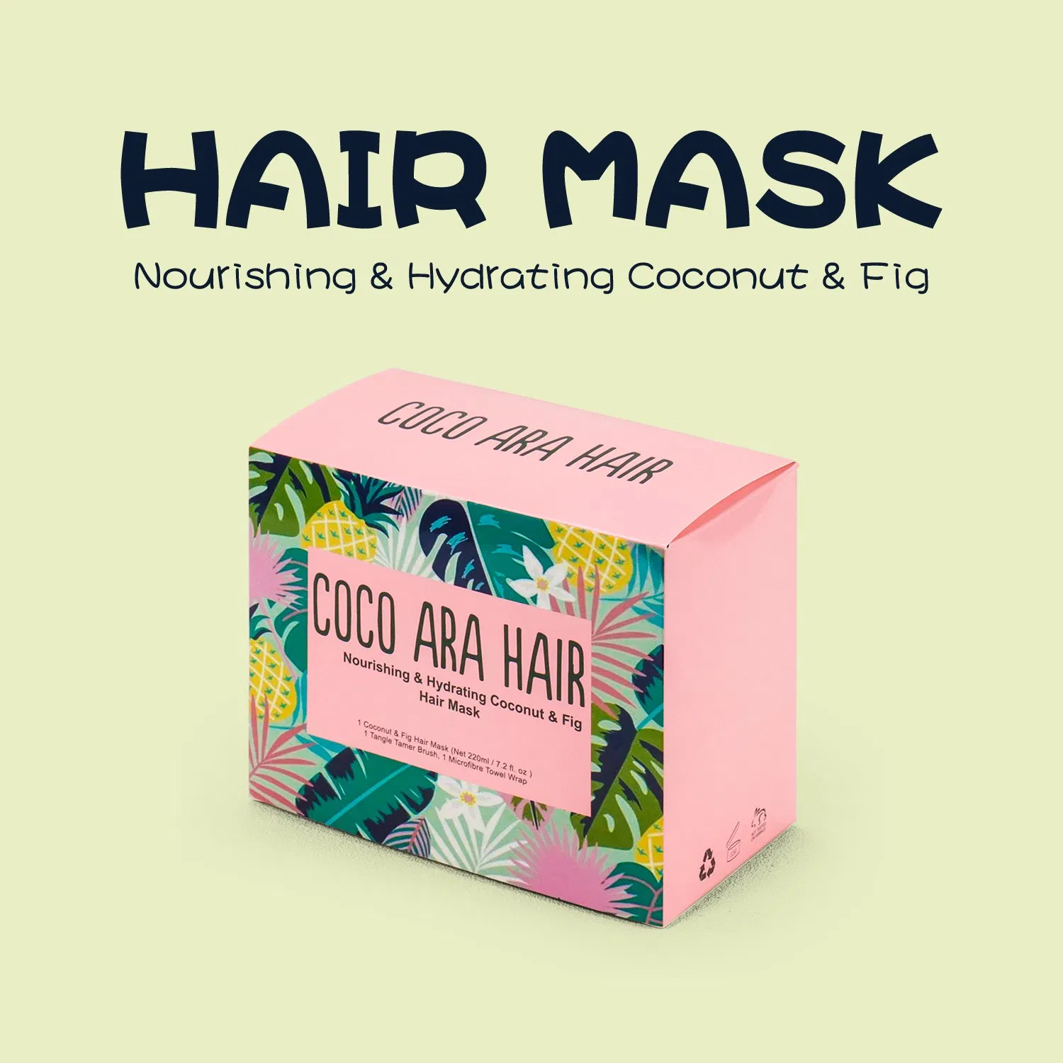 Nourishing Coconut &amp; Fig Hair Mask for Deep Hydration